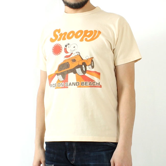 TOYS McCOY(トイズマッコイ) スヌーピーTシャツ RIDE ON SAND