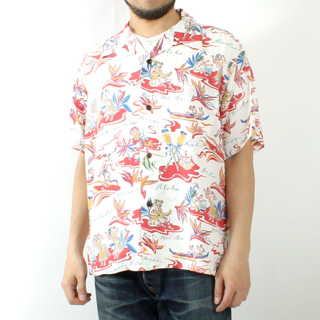 SUN SURF(サンサーフ) アロハシャツ HAWAIIAN HULA / SS39411