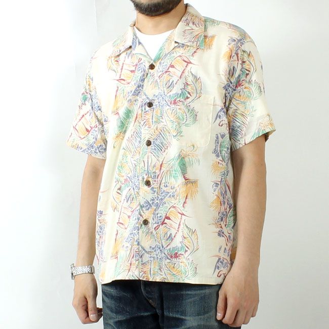 SUN SURF(サンサーフ) コットンアロハシャツ PANIOLA TOWN