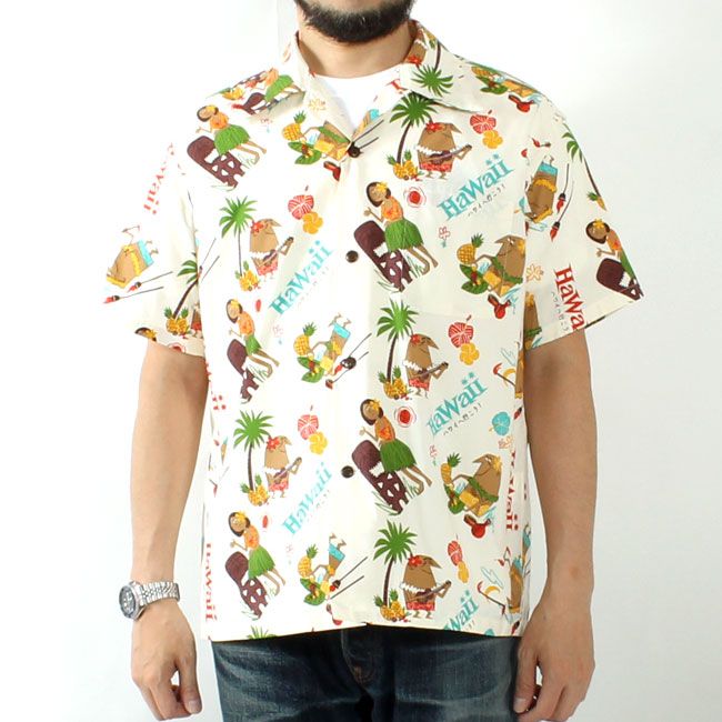 サンサーフ　鵜飼い　Mサイズ SUN SURF サンサーフ アロハ 2025 COTTON SEERSUCKER OPEN SHIRT