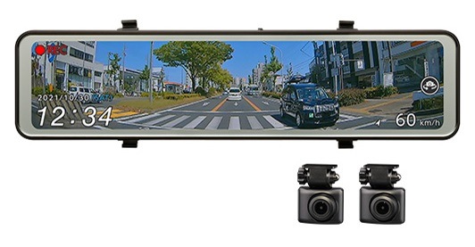 コムテックZDR038 ミラー型前後ドラレコ コムテック 人気急上昇 ミラー型ドライブレコーダー ZDR038