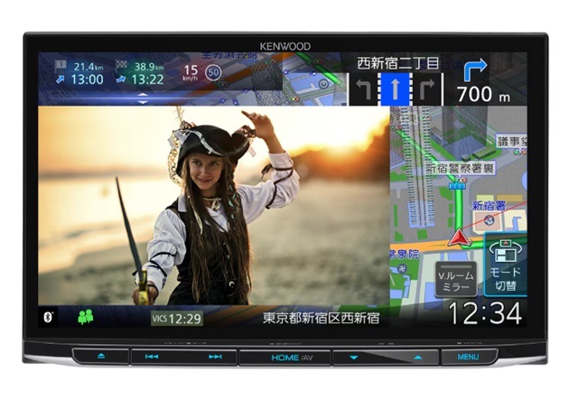 ケンウッド 彩速ナビ　MDV-D502MTW ケンウッド 彩速ナビMDV-D502MTW