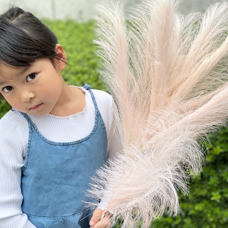 ふわふわパンパスグラスS（ピンク）|おしゃれなフェイクグリーン