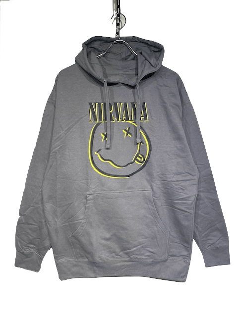MUSIC】 ROCK OFF NIRVANA SMILE PARKA -CHACOAL- | 【TOPS