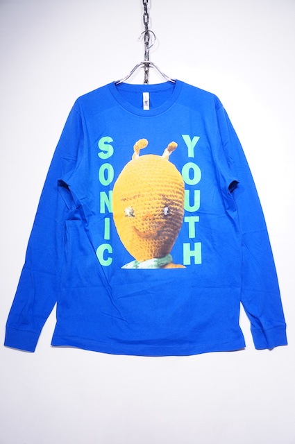 【HI FI FNK】Sonic Youth Longsleeve MUSIC】Sonic Youth Dirty LONG SLEEVE TEE -BLUE- | 【T
