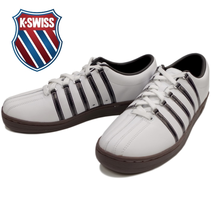 最終値下げ！　K-SWISS JOY RICH ホワイト/ブルー シューズ K-SWISS ケースイス スニーカー クラシック88 36022487:06322