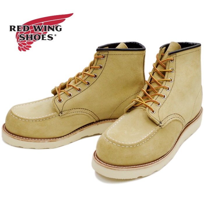 レッドウイング 8173 ベージュ スエード 26.5センチ 新品 レッドウィング アイリッシュセッター REDWING モックトゥ 8173