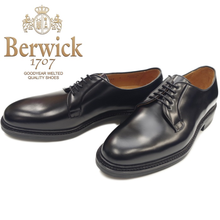 バーウィック　4406ROVIBK Berwick1707 | プレーントゥ コーティングレザー | 4406ROVIBK