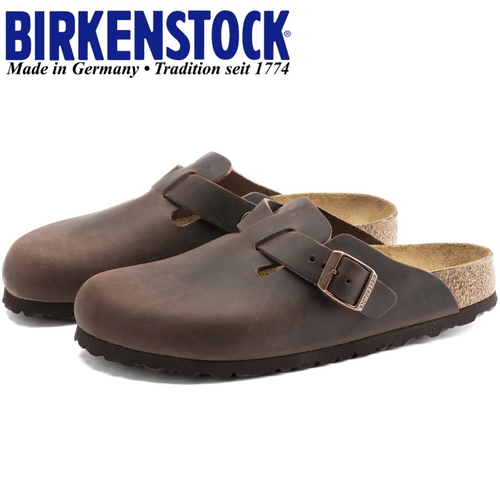 ビルケンシュトック ボストン BIRKENSTOCK BOSTON 860131 ハバナ オイルドヌバック クロッグサンダル カジュアルシューズ  メンズ サンダル クロッグ スリッポン アウトドア キャンプ レザーシューズ 靴 おしゃれ ドイツ製 正規品-フットモンキー公式通販サイト