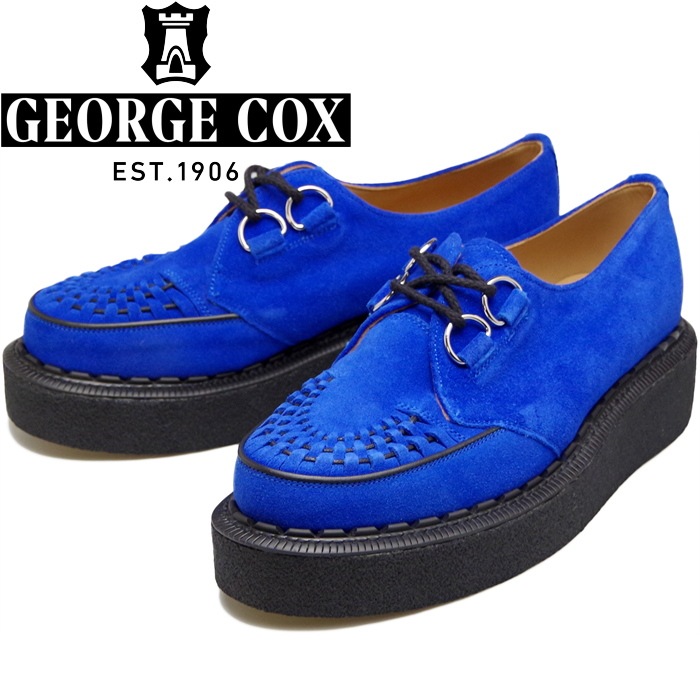 E COX ジョージコックス レースアップ ラバーソールシューズ GEORGE COX GEORGECOX ジョージコックス ドレスシューズ メンズ