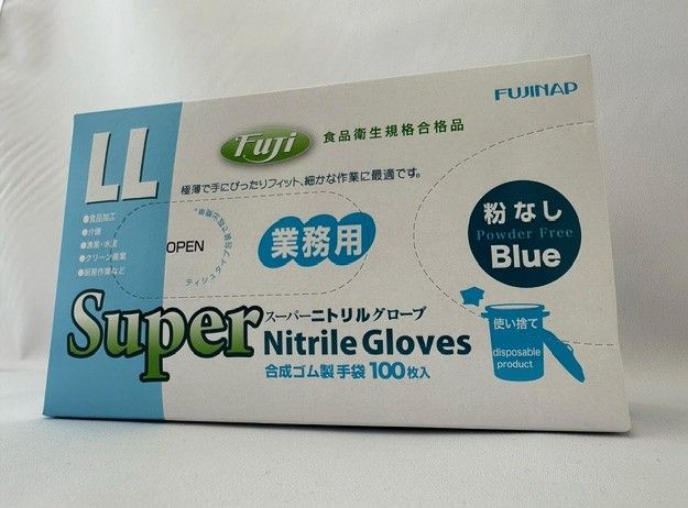 豆出品です。フジスーパーニトリルグロー（Lサイズ）青　1ケース3000枚 豆様専用出品です。フジスーパーニトリルグロー（Lサイズ）青 1