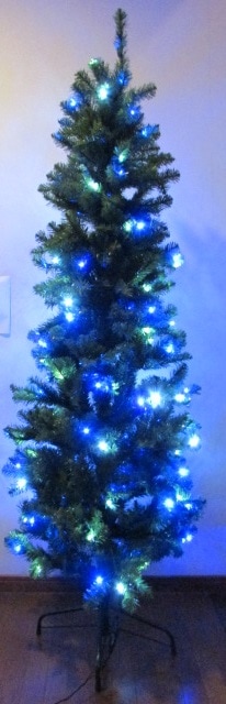 青いLEDクリスマスツリー クリスマスツリー LEDランプ (全16色) トナカイVer. クリスマスツリー