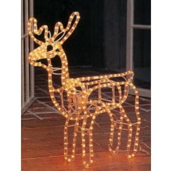 クリスマス3Dトナカイ大、小 3D首振りトナカイ・オスS クリスマスイルミネーション通信