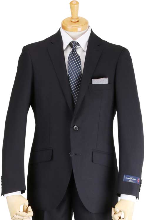 ゼニア スーツ Ermenegildo Zegna TROPICAL 春夏 ネイビー