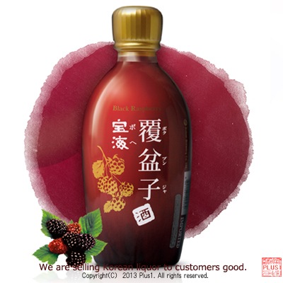 新品BOK BUN JA WINE韓国　覆盆子酒600ml 16% Jinro Bok Bun Ja Joo Raspberry Wine | GotoLiquorStore