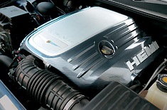 05－10y クライスラー 300C 5.7L用 エンジンカバー 【カーボン調 