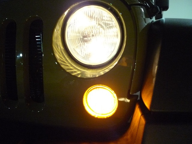 07y－ ジープ ラングラー ディーラー車用 LED フロント ウインカー 