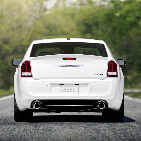 11－14y クライスラー 300 SRT8 純正 リアバンパー ストライプ 