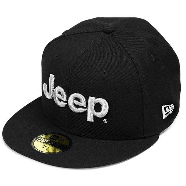 オフィシャル Jeep X NEW ERA59 フラットバイザーキャップ 【シルバー 
