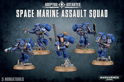 WH40k】アサルト・スカッド/Space Marines Assault Squad