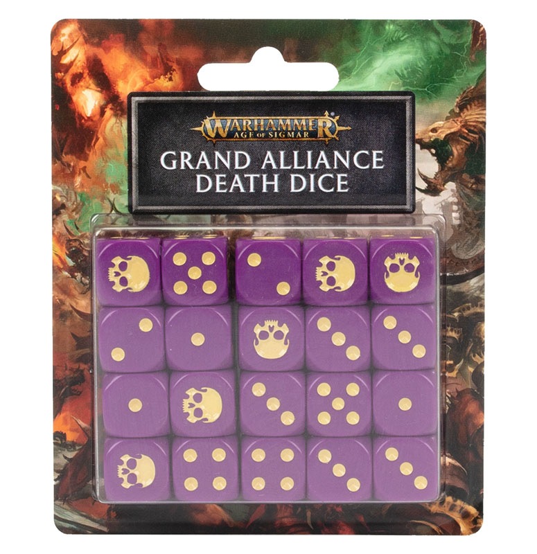 AoS】死の軍勢：ダイスセット / Grand Alliance Death Dice Set