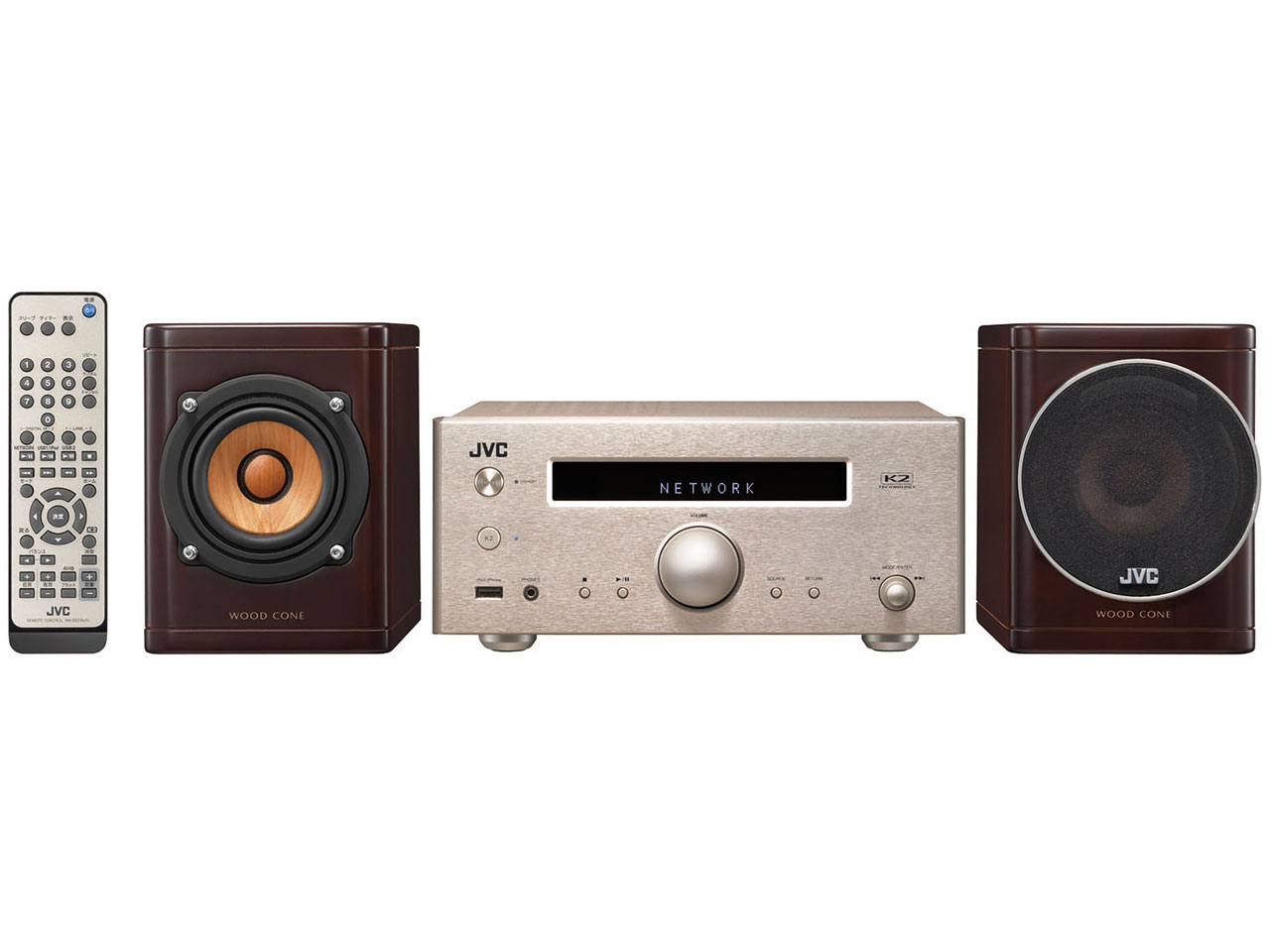 JVCコンパクトコンポーネントシステムほぼ新品