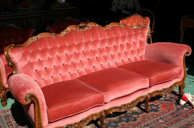 イギリス製 アンティークソファ