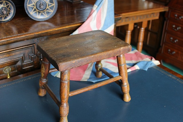 イギリス アンティーク家具 アンティークスツール スツール 1910年頃 
