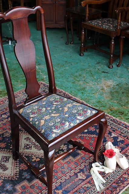 イギリスアンティーク家具 チェアー クィーンアン/チェア ウィリアム