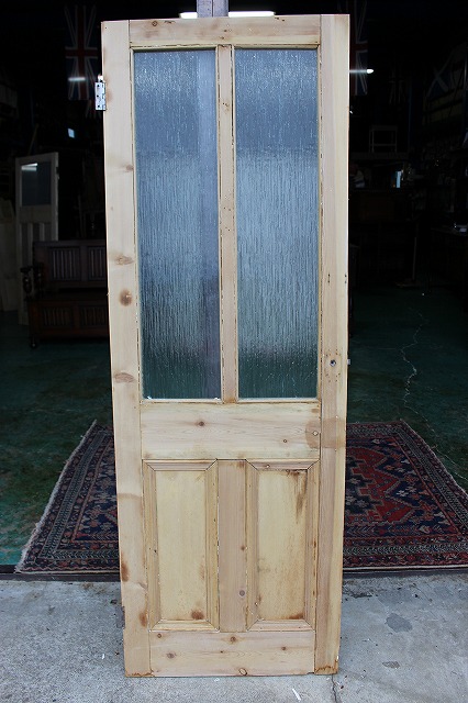 イギリス/アンティークドア パインドア ドア ガラスドア 建具