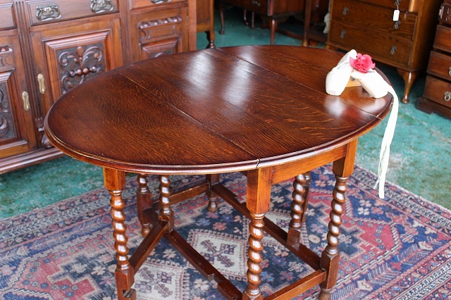 イギリス アンティーク バタフライテーブル X304 英国アンティーク