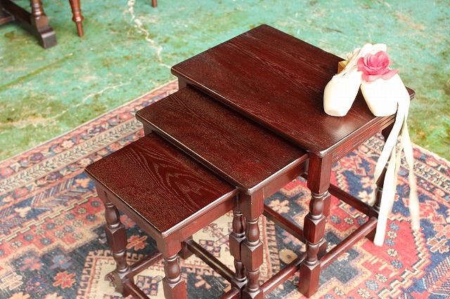 イギリスアンティーク家具 ネストテーブル テーブル コーヒー  