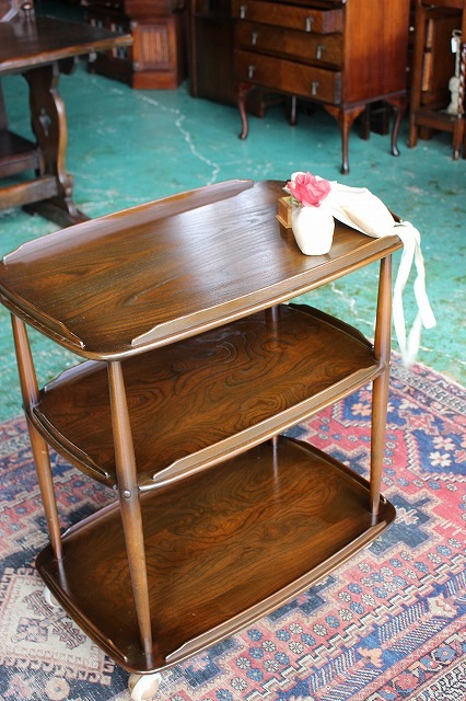 イギリス アンティーク家具 トローリー ワゴン 1930年頃 884A