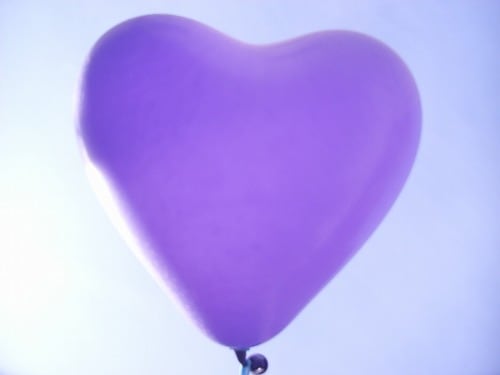 むらさき風船♡ヘアゴムorブローチ むらさき風船♡ヘアゴムorブローチ