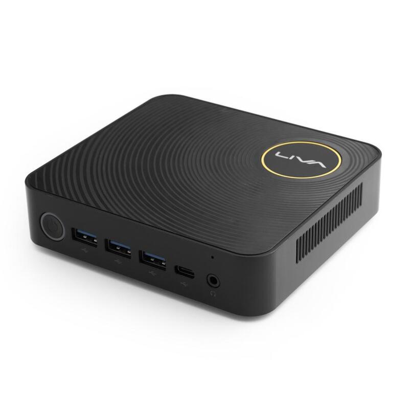 ECS ミニPC LIVA Z(N3350) 64G OSなし メモリ4GB ストレージ64GB