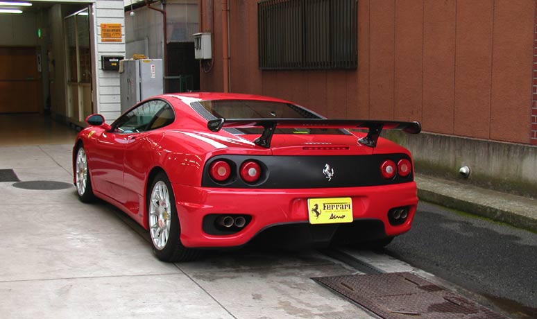 Ferriari 360 modena リアウィング タイプ1 FRP 塗装取付込 リアウイング装着（フェラーリ 360モデナ）by HAL ! - みんカラ