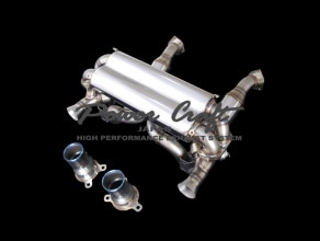 フェラーリ F430 用チタン製マフラー (バルブ付き) (USAメーカー