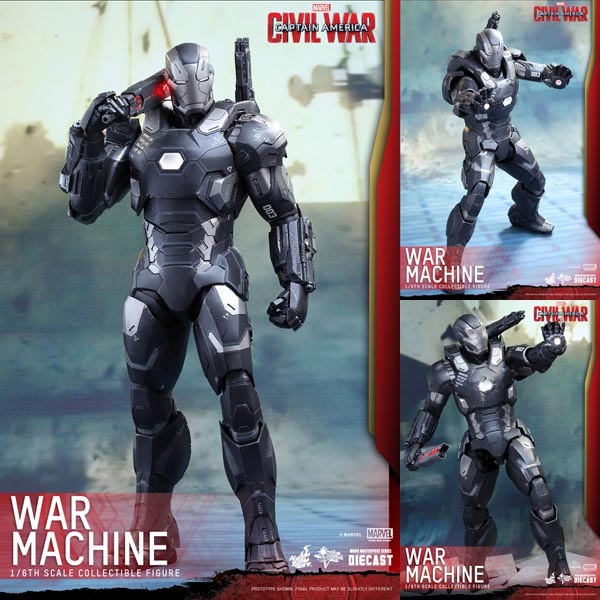 ホットトイズ1/6アイアンマン2ウォーマシン ムービーマスターピース