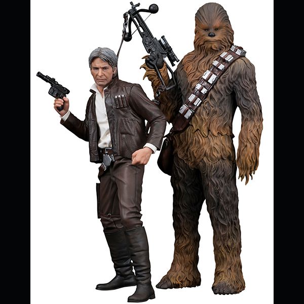 スター・ウォーズ ARTFX+ ハン・ソロ ＆ チューバッカ 2パック