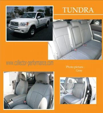 Coverado タンドラシートカバー フルセット レザーシートカバー 車 トラック ピックアップシートプロテクター 自動車シート 並行輸入品 | Coverado トヨタ タンドラ シートカバー レザー カーシート