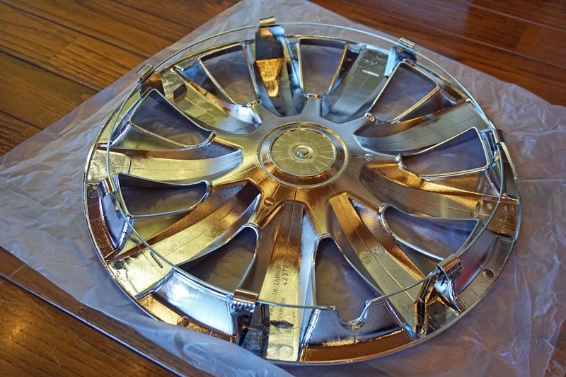 トヨタ スチールホイール用 15インチ クローム ホイールカバー