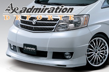 10系アルファード前期 「デポルテ」フロントハーフスポイラー