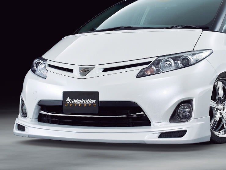 50系エスティマ後期「デポルテ」フロントハーフスポイラー