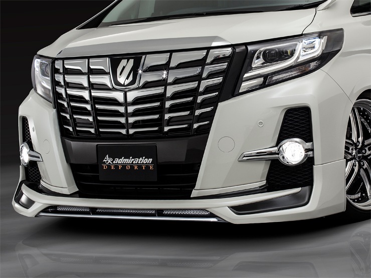 パールホワイト左のサイドエアロトヨタアルファード M'z SPEED | BodyKit | ヴェルファイア | VELLFIRE (AAHH4#W