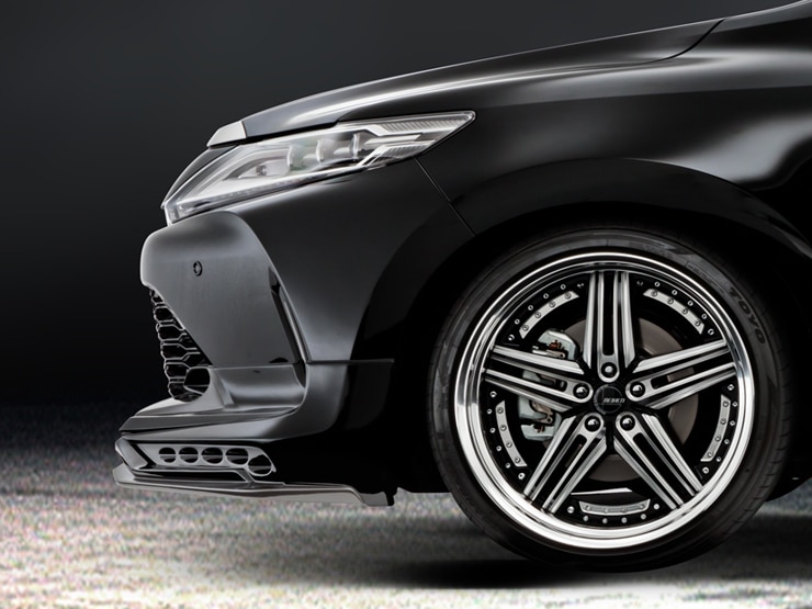 60ハリアー後期　STYLING PACKAGE フロントエアロ　202ブラック 60ハリアー後期 STYLING PACKAGE フロントエアロ 202ブラック