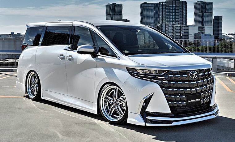 パールホワイト左のサイドエアロトヨタアルファード ヴェルファイア VELLFIRE Zグレード アルファード ALPHARD S