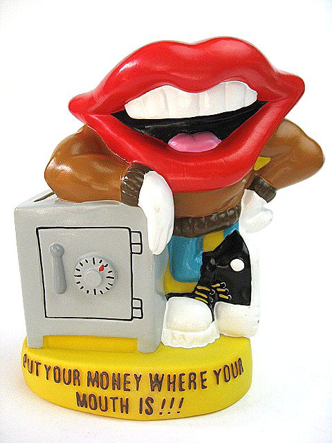 1980’s Tang Lips タング リップス ビンテージ 貯金箱 ☆SALE価格！ 1980's Tang Lips タング リップス ビンテージ