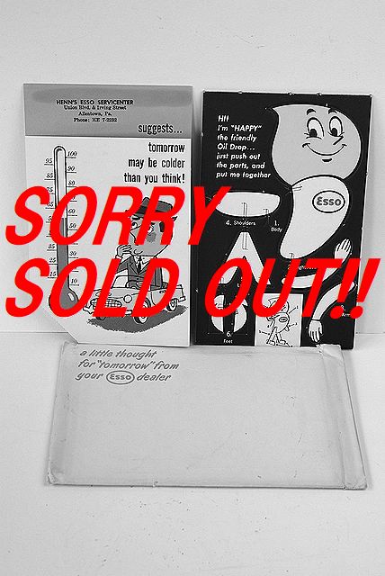 NOS ！ 1960's ESSO エッソ オイルドロップ ビンテージ TOY