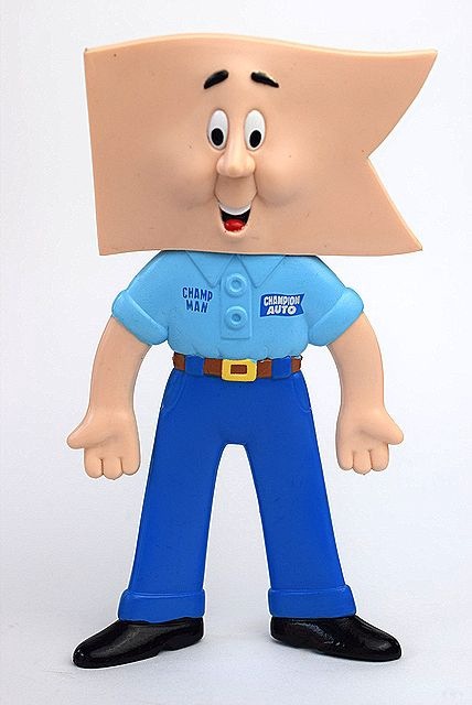 90’ｓ CHAMPION AUTO チャンプマン オート ビンテージ PVC ☆1990's CHAMPION AUTO チャンプマン オート ビンテージ PVC