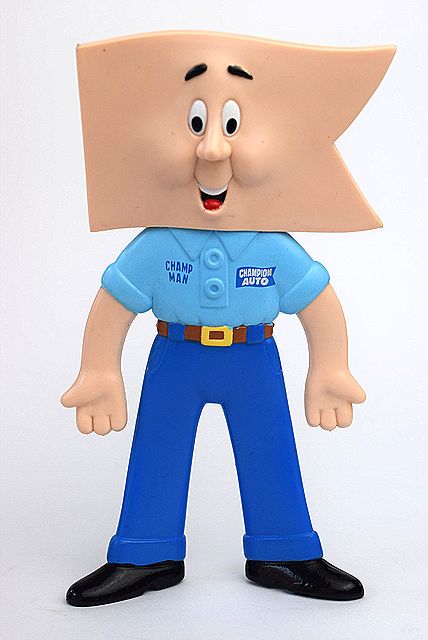 90’ｓ CHAMPION AUTO チャンプマン オート ビンテージ PVC ☆1990's CHAMPION AUTO チャンプマン オート ビンテージ PVC
